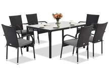 Milan technorattan trädgårdssoffa