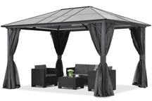 Modernt trädgårdsgazebo Santiago 4x3m Garden Point