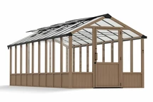 Natura Cedar växthus i polykarbonat 2,37 x 6,4 m Palram - Canopia
