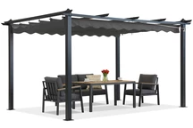 Barbados terrass pergola 3x3 m Garden Point antracit