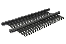 Set med två rullgardiner för Lagos terrass pergola för 3m sidor Garden Point antracit