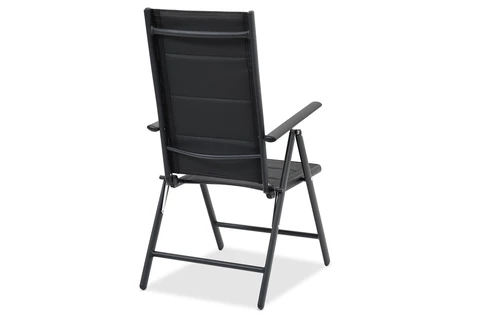 Verona Garden Point stolsset i aluminium - 2 delar svart