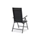 Verona Garden Point stolsset i aluminium - 2 delar svart