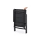 Verona Garden Point stolsset i aluminium - 2 delar svart