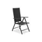 Verona Garden Point stolsset i aluminium - 2 delar svart