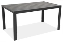 Verona Garden Point trädgårdsbord av aluminium polywood svart