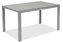 Verona Garden Point trädgårdsbord av polywood i aluminium ljusgrå