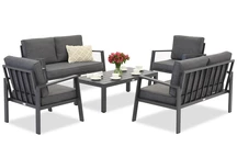 Zakintos Coffee 6 antracit aluminiumset Garden Point