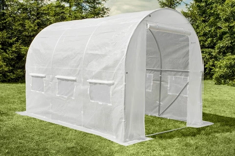 Plasttält metall 2,5x4 m Garden Point vit