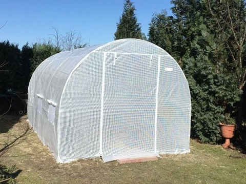 Plasttält metall 2,5x4 m Garden Point vit
