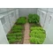 Tält av metallfolie 2,5x4 m vit Garden Point