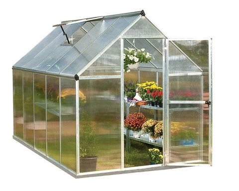 Växthus av polykarbonat Silver Mythos 1,85 x 3,1 m Palram – Canopia