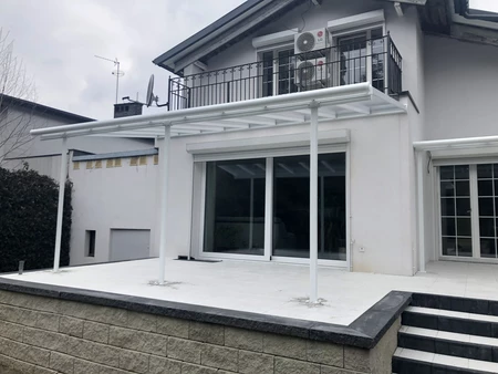 Sierra Palram aluminium terrasstak 3 x 5,46 m vit