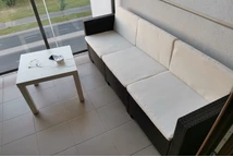 Trädgårdssoffor - Colorado technorattan-soffa för 3 personer, av Bica