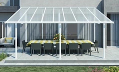 Altantak i aluminium Sierra Palram - Canopia 3 x 5,46 m vit