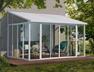 Vinterträdgård Veranda Sanremo Palram – Canopia 3 x 5,4 m vit