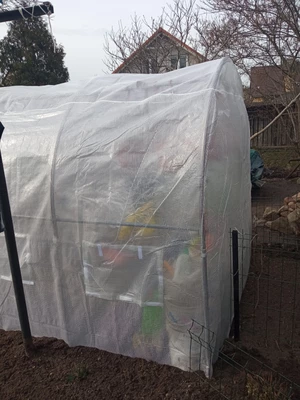 Plastfolie till odlingstunnel 2x3 m Garden Point vit