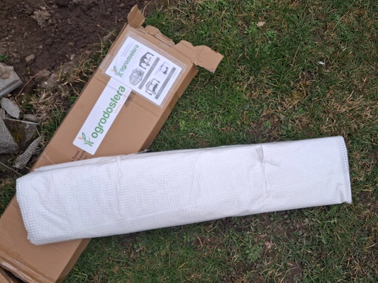 Plastfolie till odlingstunnel 2x3 m Garden Point vit