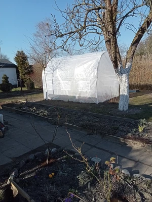 Plastfolie till odlingstunnel 2x3 m Garden Point vit