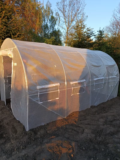 Plasttält metall 2,5x4 m Garden Point vit
