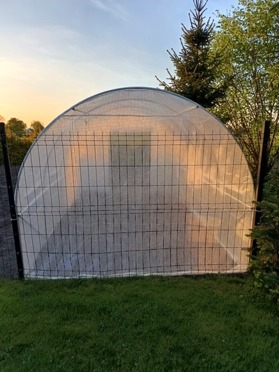 Plasttält metall 2,5x4 m Garden Point vit