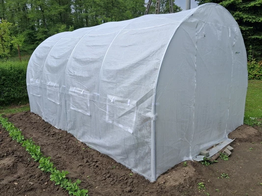 Plasttält metall 2,5x4 m Garden Point vit