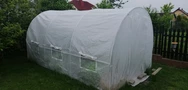 Plasttält metall 2,5x4 m Garden Point vit