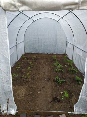 Plasttält metall 2,5x4 m Garden Point vit