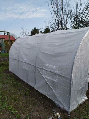 Plasttält metall 2,5x4 m Garden Point vit