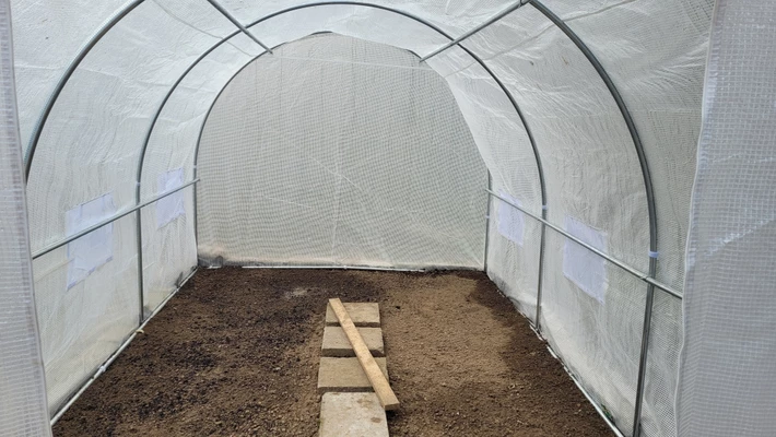 Plasttält metall 2,5x4 m Garden Point vit