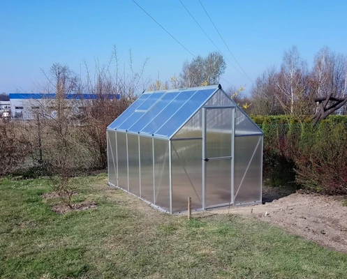 Växthus av polykarbonat Silver Mythos 1,85 x 3,1 m Palram – Canopia